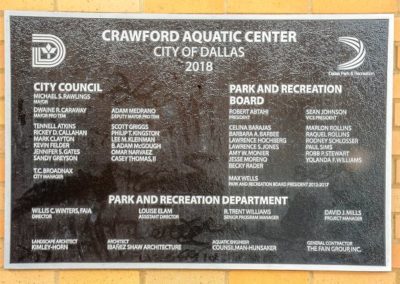 FAIN Crawford Memorial Aquatic Park